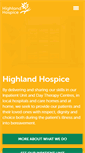 Mobile Screenshot of highlandhospice.org